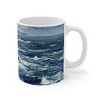 Acrylic Gallery Print Rottweiler - Coastal Cliffside | Ceramic Mug 11oz — view 3 of 4
