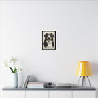 Bernese Mountain Dog Charcoal Portrait Canvas Print | Berner Wall Art | Dog Lover Gift | Pet Decor Home Art