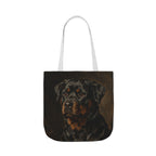 Rottweiler Tote Bag | Painterly Dog Art Canvas Tote | Rottie Mom Gift | Dog Lover Market Bag | Pet Portrait Accessory