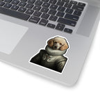 Poodle Renaissance Royal Portrait Sticker, Dog Portrait Vinyl Decal, Kiss-Cut Sticker, Poodle Lover Gift