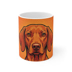 Dachshund Comic Pop Art Ceramic Mug 11oz | Premium Dog Art | Tritan