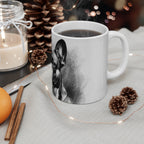 French Bulldog Charcoal Portrait Ceramic Mug 11oz | Premium Dog Art | Tritan