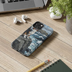Australian Shepherd Acrylic Gallery Print Coastal Cliffside Phone Case | Premium Dog Prints | Tritan — view 10 of 28