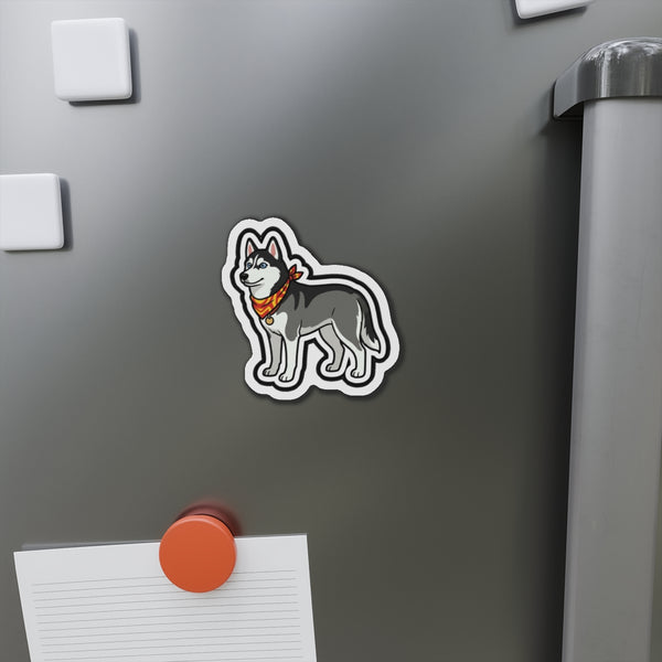 Pop Art Siberian Husky Magnet | Tritan — Lifestyle View