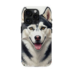 Siberian Husky Watercolor Wildflower Field Phone Case | Premium Dog Prints | Tritan — view 6 of 28