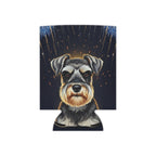 Miniature Schnauzer America 250 Can Cooler, Patriotic Dog Art Pattern, Schnauzer Gift for Him Her, USA Party Drink Holder — primary view