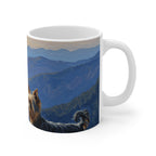 Acrylic Yorkshire Terrier - Mountain Overlook | Ceramic Mug 11oz