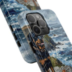 Rottweiler Acrylic Gallery Print Coastal Cliffside Phone Case | Premium Dog Prints | Tritan — view 23 of 28