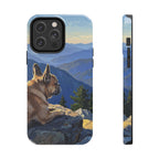 Acrylic French Bulldog - Mountain Overlook | Tough Phone Case
