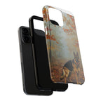 German Shepherd Phone Case — Acrylic Dog Art | iPhone 17/16/15 & Samsung | Dog Lover Gift