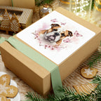 English Bulldog Watercolor Butterfly Bloom Kiss-Cut Stickers | Premium Dog Prints | Tritan — view 10 of 12