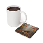 Acrylic German Shepherd - Autumn Woods | Cork Back Coaster