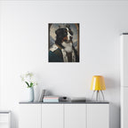 Bernese Mountain Dog Kings & Queens Royal Portrait Canvas Wall Art, Regal Dog Painting, Bernese Mountain Dog Lover Gift, Stretched Canvas