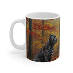 Acrylic Gallery Print Cane Corso - Autumn Woods | Ceramic Mug 11oz