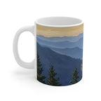 Acrylic Miniature Schnauzer - Mountain Overlook | Ceramic Mug 11oz