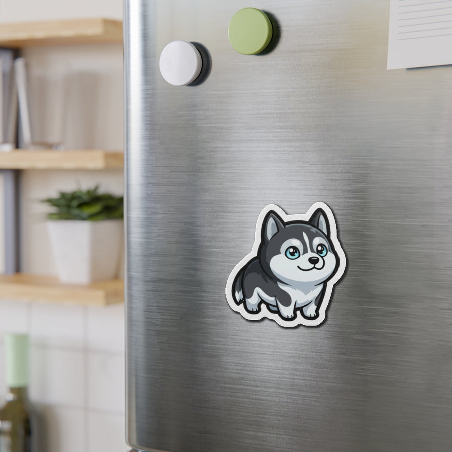Chibi Siberian Husky Magnet | Tritan