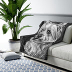 Yorkshire Terrier Cozy Set — 2-Piece Blanket + Mug Gift Set | Charcoal | Tritan