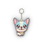 Chibi French Bulldog Plush Keychain | Tritan