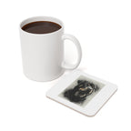 Rottweiler Coaster | Charcoal Rottweiler Art | Dog Lover Gift | Pet Owner Present | Drink Coaster | Dog Mom Gift | Home Decor — detail view