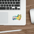 Y2K Corgi Holo Sticker | Tritan