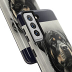 Charcoal Rottweiler Rottweiler Tough Phone Case - Rottweiler pride — gentle giants deserve great art — view 91 of 103