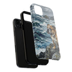 Acrylic Gallery Print English Bulldog - Coastal Cliffside | Tough Phone Case — view 22 of 28