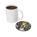 Beagle Watercolor Garden Peek Drink Coaster | Premium Dog Prints | Tritan — view 4 of 6