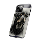 Charcoal Rottweiler Rottweiler Tough Phone Case - Rottweiler pride — gentle giants deserve great art — view 64 of 103