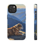 Acrylic English Bulldog - Mountain Overlook | Tough Phone Case