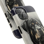 Charcoal Rottweiler Rottweiler Tough Phone Case - Rottweiler pride — gentle giants deserve great art — view 70 of 103