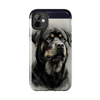 Charcoal Rottweiler Rottweiler Tough Phone Case - Rottweiler pride — gentle giants deserve great art — view 33 of 103