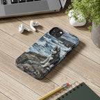 Siberian Husky Acrylic Gallery Print Coastal Cliffside Phone Case | Premium Dog Prints | Tritan — view 13 of 28