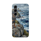 Acrylic Gallery Print Rottweiler - Coastal Cliffside | Tough Phone Case — view 9 of 28