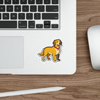 Pop Art Golden Retriever Sticker | Tritan