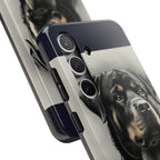 Charcoal Rottweiler Rottweiler Tough Phone Case - Rottweiler pride — gentle giants deserve great art — view 82 of 103