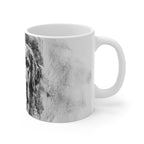 Golden Retriever Charcoal Portrait Ceramic Mug 11oz | Premium Dog Art | Tritan