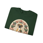 Great Dane Folk Paper-Cut Christmas Crewneck Sweatshirt — view 3