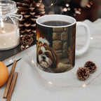 Acrylic Shih Tzu - Winter Hearth | Ceramic Mug 11oz
