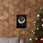 Labrador Retriever Renaissance Royal Portrait Matte Poster, Regal Dog Art Print, Labrador Retriever Lover Gift, Wall Art