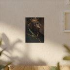 Labrador Retriever Renaissance Royal Portrait Canvas Wall Art, Regal Dog Painting, Labrador Retriever Lover Gift, Stretched Canvas