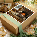 Acrylic Poodle - Winter Hearth | Kiss-Cut Stickers