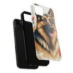 German Shepherd Watercolor Wildflower Field Phone Case | Premium Dog Prints | Tritan — view 22 of 28