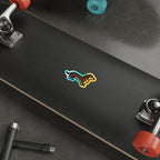 Pop Art Dachshund Holo Sticker | Tritan