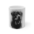 Rottweiler Cozy Set — 2-Piece Blanket + Mug Gift Set | Charcoal | Tritan