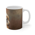 Shih Tzu Oil Portrait Ceramic Mug 11oz | Premium Dog Art | Tritan
