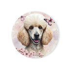 Poodle Watercolor Butterfly Bloom Gift Set — Mug + Coaster + Sticker | Tritan