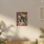 Siberian Husky Canvas Print - Dynamic Comic Book Pop Art Dog Wall Decor