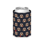 English Bulldog Can Cooler, America 250 Patriotic Dog Art, USA Flag Puppy Gift, Summer Drinkware Decor, American Bully Lover Present