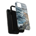 English Bulldog Acrylic Gallery Print Coastal Cliffside Phone Case | Premium Dog Prints | Tritan — view 22 of 28