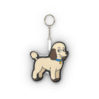 Pop Art Poodle Plush Keychain | Tritan